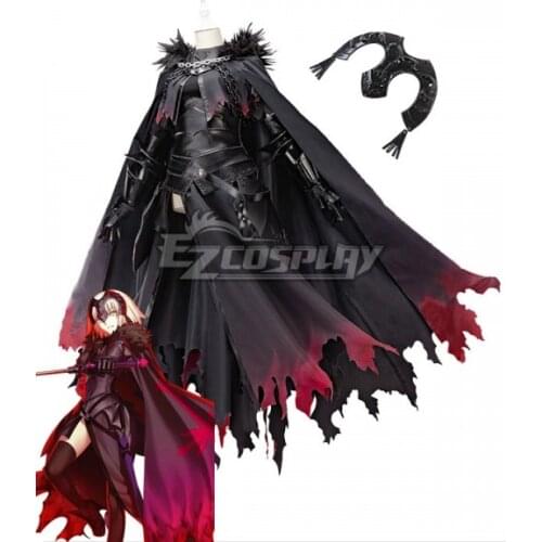 Fate Grand Order Fate Apocrypha Ruler Joan Of Arc Black Jeanne D'Arc Women Girls Halloween Suit Cosplay Costume E001