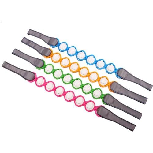 Back Massage Muscle Roller Tool Massager with Handle for Muscle Back Foot Neck Shoulder Pain Relief, Self Massager Roller