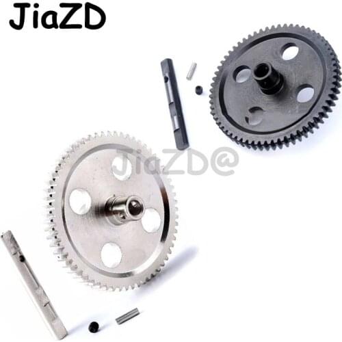 RC Car Metal Center 51mm Diameter Reduction Gear 62T For 1:12 Wltoys 12428 12423 FY-03 Off-Road Car Upgrade Parts
