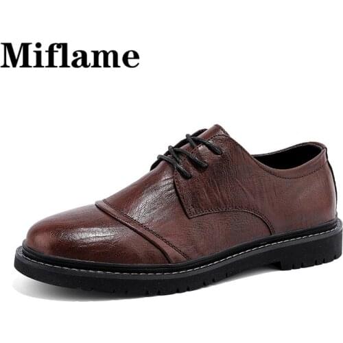 Мужские оксфорды Miflame China At AliExpress