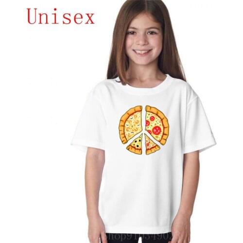 Peace A pizza lover peace sign children clothes kids clothes boys shirts for teenage girls children clothes boys kids tshirts