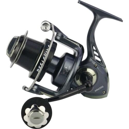 New Quality Lightweight Fishing Reel 4000-10000 Long Casting Spinning Reel Full Water Dual-Use 20KG Braking Force Fishing Reel