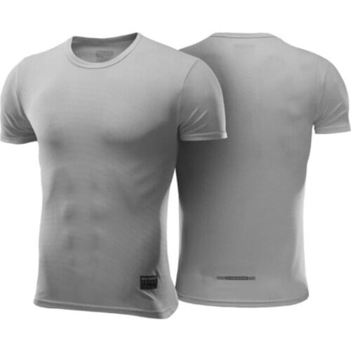 2020 New Style Waffle Functional Sports Quick-drying Men 's Thin Short Sleeve round Collar T-shirt Advertising Shirt S-4XL Q6385