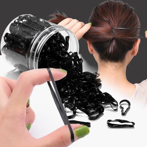 New Simple Multicolor Ponytail Hair Holders Hair Accessories Mixed Rubber Bands Elastic Hair Ties Girl Women Hair Accessories