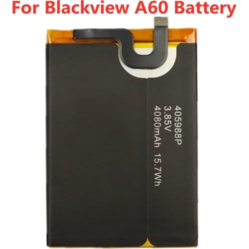 Original 4080mAh 405988P Battery For Blackview A60 Mobile Phone Replacement Batteria