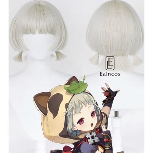 Game Genshin Impact Sayu Cosplay Wig Women 35cm Short Hair Heat Resistant Synthetic Wigs Halloween Carnival COS
