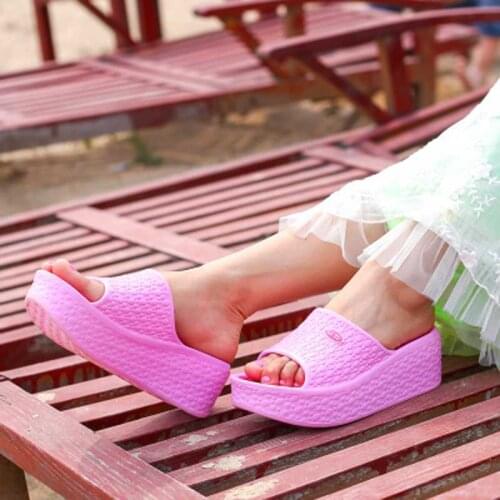 Beach Slippers Platform Shoes Women Fashion Outdoor Slippers Female Korean Style Shoes Women Summer Shoes Slipper Casual Flat