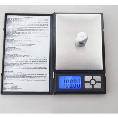 ACCT 500g * 0.01g Portable Digital Scale Mini Weight Scale High Precision Kitchen Jewelry Laboratory Electronic Weighing Tools