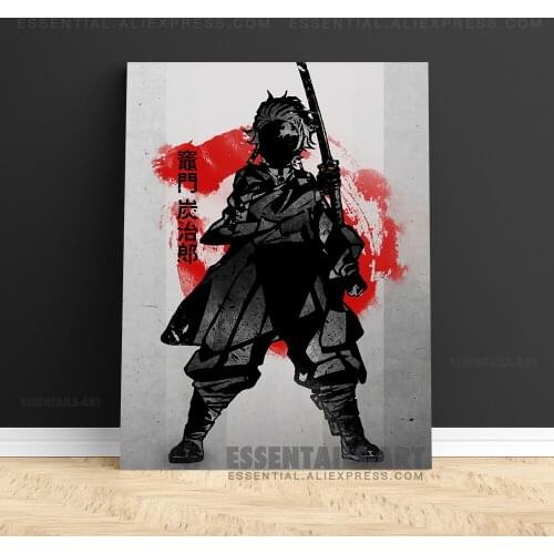 Tanjiro Kamado Kimetsu no Yaiba Poster Canvas Wall Art Painting Decor Pictures Bedroom Study Living Room Home Decoration Prints