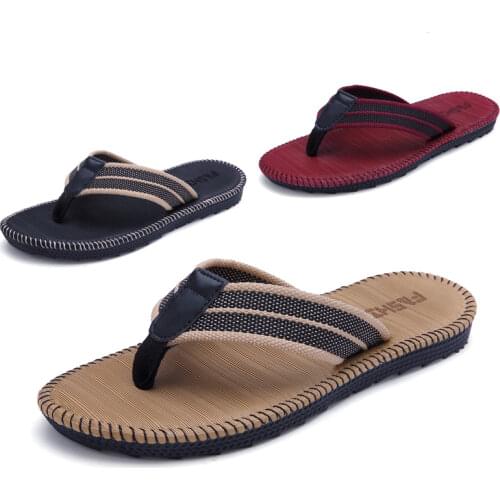 Summer Couples Men and Women Fashion Trend Flip Flops Home Slippers Non-Slip Beach Sewing Cool Student Clip Outside Slides 2021