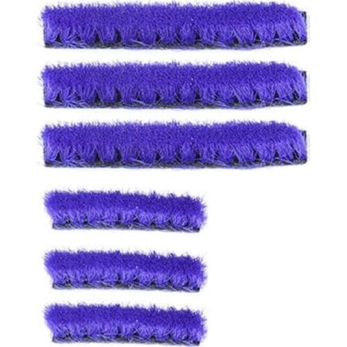 6Pcs Replacement Soft Plush Strips for Dyson V7V8V10V11 Series Vacuum Cleaner Soft Roller Head Replacement Accessories