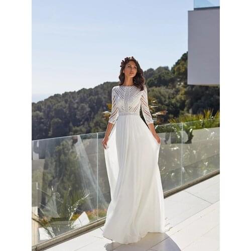 Wedding Dresses Ruffles Middle East Bride Dress 2021 Robe De Mariee Off the Shoulder V Neck Bridal Gowns