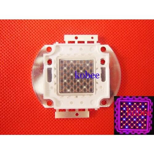 10pcs 50W High Power LED Plant Growing Hydroponic Red Blue 4:1 450nm 660nm DIY