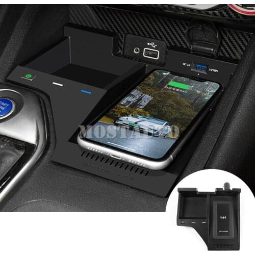 The Phone With QI Wireless Charging For Nissan Sentra Sylphy Wireless Car Charger Phone Charger Pad Plug And Play 2020-2021