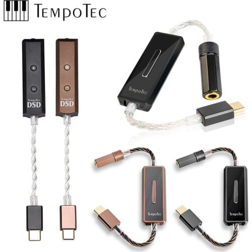 TempoTec Sonata BHD/E35/E44 Headphone Amplifier Type C To 2.5MM/3.5MM/4.4MM Dual CS43131 DSD256 For Android Phone&PC&MAC DAC