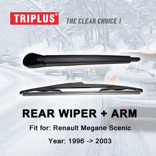 Rear Wiper Arm with Blade for Renault Megane Scenic RX4 (1996-2003) 14" 350mm,Rear Wiper Arm & Rear Wiper Blades