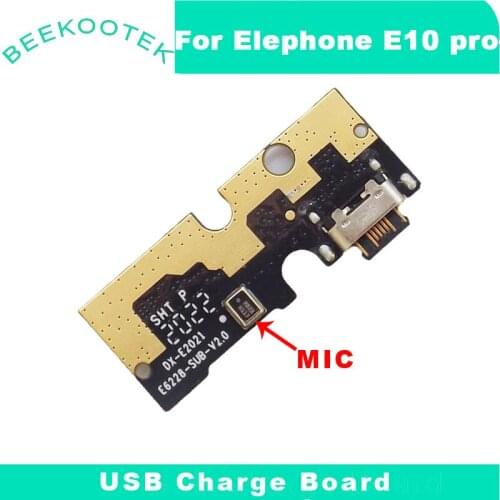 New Original Elephone E10 Pro USB Board Charging Dock Plug Charge Port with Microphone Replacement For Elephone E10 Pro Phone