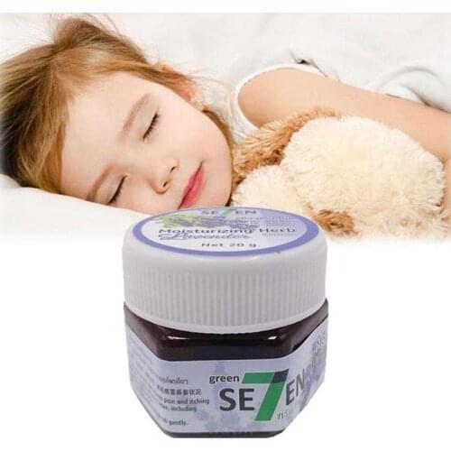 1pc Thai Lavender Sleep Cream Body Spa Red Balm Anti-redness Swelling Repellent Anti-itch Purple Herbal Cream 20g