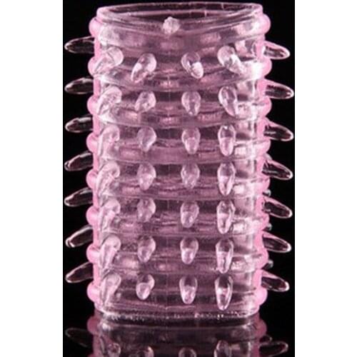 10pcs tiny dotted Delay Lock Penis Sleeve Gspot Orgasm Sex Toys for men Crystal Jelly Extender Cock Ring dildo cover Sex Product