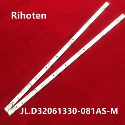 10pcs / lot 6LED LED backlight strip for 32 inch JL.D32061330-081AS-M E348124 MS-L1343 L2202 L1074 V2 2-6-3030-300MA-36V