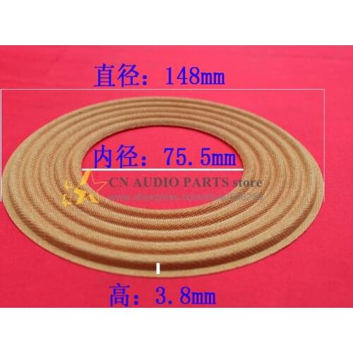 2 pieces Best Subwoofer Bass loudspeaker speaker repair spider OD: 148mm ID: 75.5mm H: 3.8mm