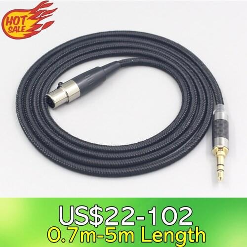 6.5mm XLR 4.4mm Super Soft Headphone Nylon OFC Cable For AKG Q701 K702 K271 K272 K240 K141 K712 K181 K267 K712 LN007536