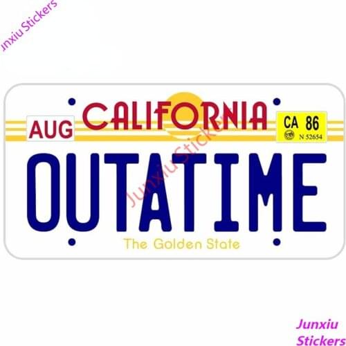 California Passport JDM Refit Car Sticker for Bumper Laptop Waterproof Decal Styling Car Wrap Car Camper Accessories KK13x7cm