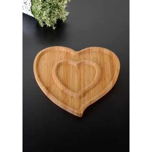 Bamboo Luxury Large Two-Section Service- breakfast-convenient