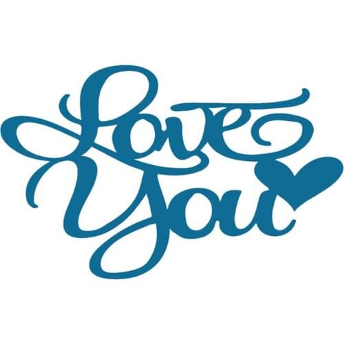 Love You Fairy Metal Cutting Dies Stencil Scrapbooking Album Stamp Paper Card Embossing Decor New for 2020