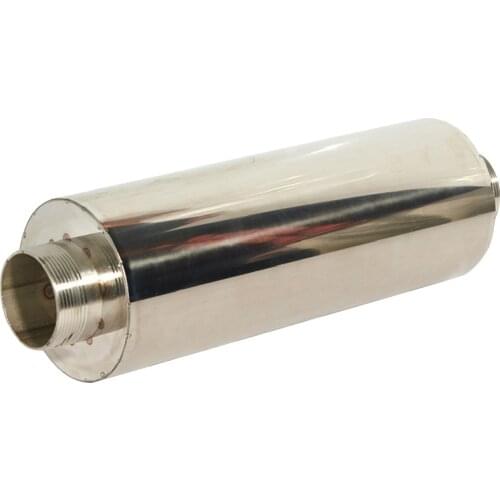 Stainless Steel Muffler Exhaust Pipe Outside Muffler Duct to Reduce Noise Muffler Muffler Cotton