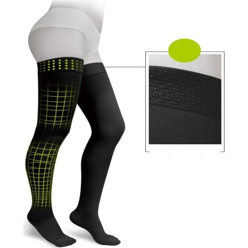 2pcs=1pair Women Comperssion Calf Supports Sleeve Leg Socks For Relieve Muscle Soreness And Varicose Veins Medical Compression