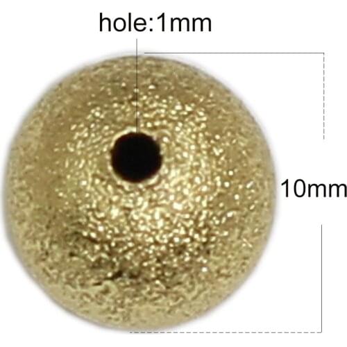 Beadsnice Brass Round Spacer Beads Ball End Seed Metal Beads For Jewelry Making Findings Accessories Supplie ID 25452
