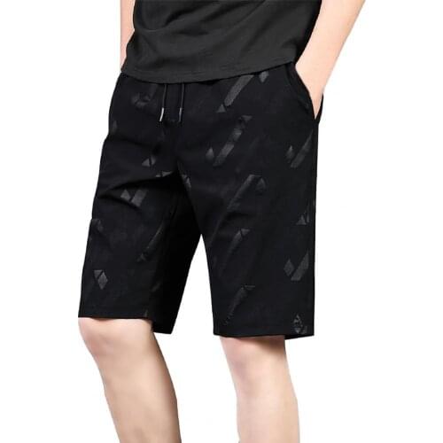Fashion Casual Shorts Men Shorts Drawstring Ultra-soft Breathable Beach Shorts Mens Clothing ropa hombre штаны мужские 2021