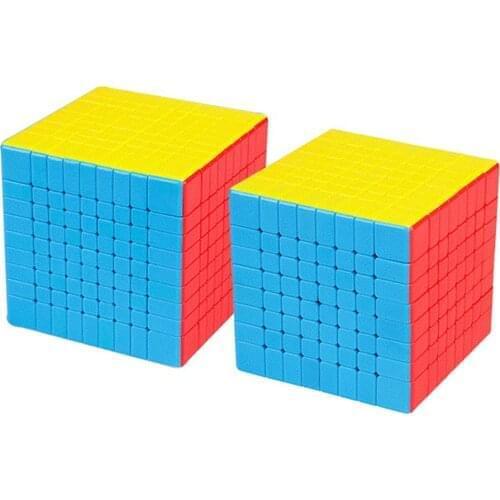 MOYU Speedcube Meilong Magic Cube Stickerless 4x4 5x5 6x6 7x7 8x8 Speed Puzzle Cubes Toys Gift