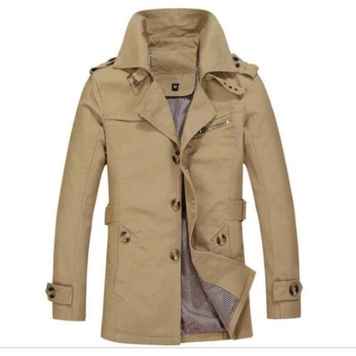 NEW Mens Winter Jacket Fashion Windbreaker Quality Military Men Jacket Coat Brand men Clothing M-5XL