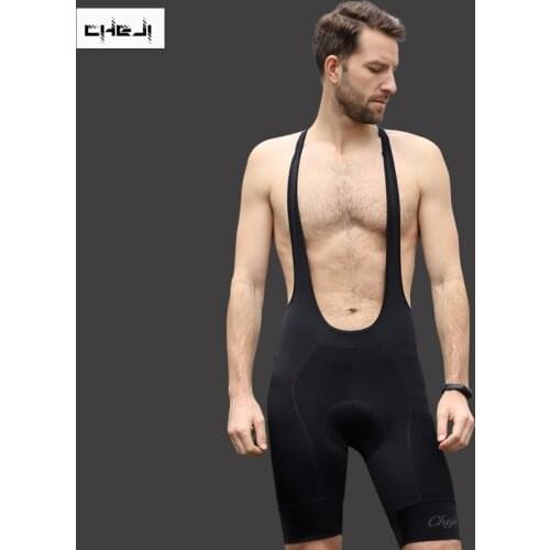 CHEJI New Mens MTB Cycling Bib Shorts Cool Chinlon Clothing Tight skinny 3D Padded Bike Bicycle Braces