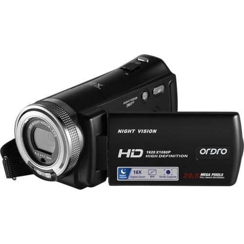 Ordro HDV-V12 Digital Camera 3.0 inch Full 1080P 16X Digital Zoom IR Night Vision Camcorder CMOS Sensor Video Cameras#40