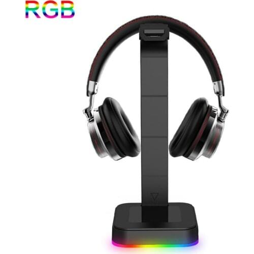 RGB Headphone Stand Over-Ear Headset Desk Bracket Earphone Holder Display Shelf 3.5Mm USB Support Gamer Gaming PC Accessories