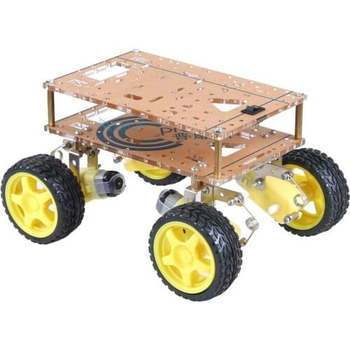 4WD suspension car chassis, smart car shock / shock absorber battery box, WIFI car