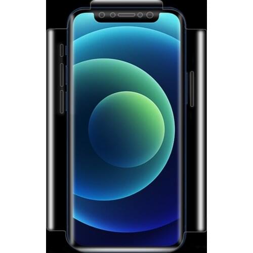 Full Front Screen Protector For iPhone 11 12 pro max X XR XS Max SE 7 8 Plus Cover Sides Soft Hydrogel Gel Protective Guard Film