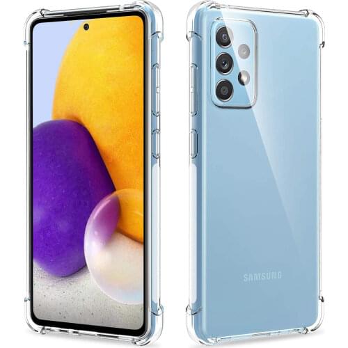 Transparent Phone Case For Samsung Galaxy A32 A22 A02 A42 A52 A72 A82 Quantum 2 A10A20 A30 A50 A31 A51 A71 Shockproof Case Cover