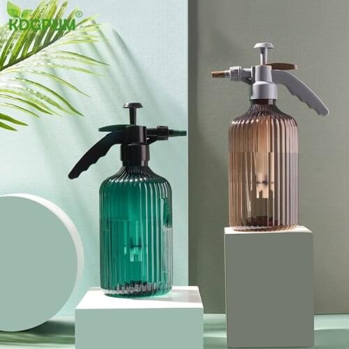 2L Air Pressure Spray Transparent Watering Can Household Garden Plant Spray Bottle Watering Can Spray Tool Window Cleaning Tool