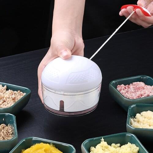 Manual garlic puller multi-function vegetable cutter household garlic pounding machine household vegetable kitchen tool