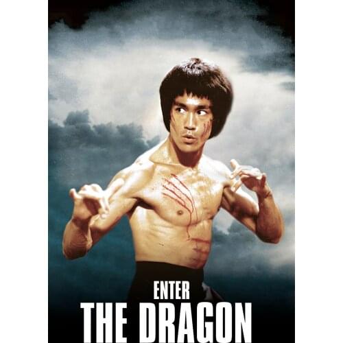 Enter The Dragon Movie Art print Silk poster Home Wall Decor