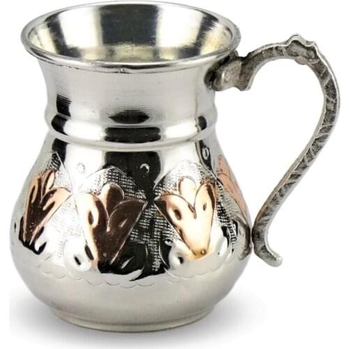 Embroidered Nickel Copper Maşraba