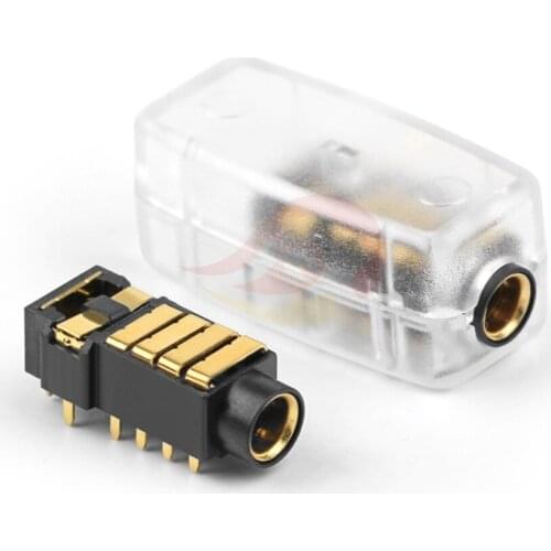 4.4mm Female Plug 5 Poles Balanced Gold Plated Headphone Jack For NW-WM1Z/A Hifi Earphone Solder Wire Connector 4.4 Audio Socket