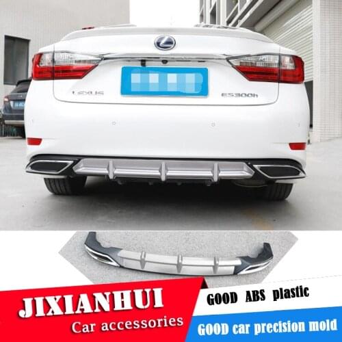 For Lexus ES250 Body kit spoiler 2018-2019 For ES300 ES200 ABS Rear lip rear spoiler front Bumper Diffuser Bumpers Protector