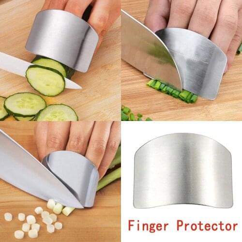 Finger Guard Finger Protectors Stainless Steel Finger Hand Cut Protection Knife Safe Use Creative Kitchen Gadgets Tools