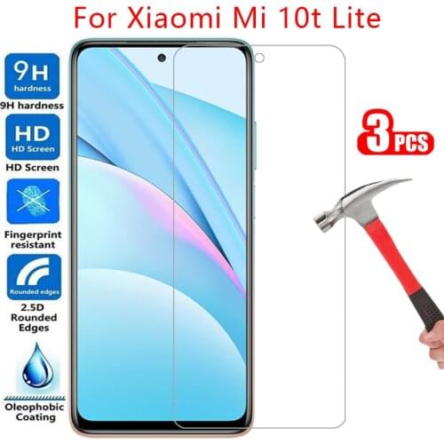 Protective tempered glass for xiaomi mi 10t lite 5g screen protector on ksiomi xiao my 10tlite 10 t t10 light film xiomi xaomi