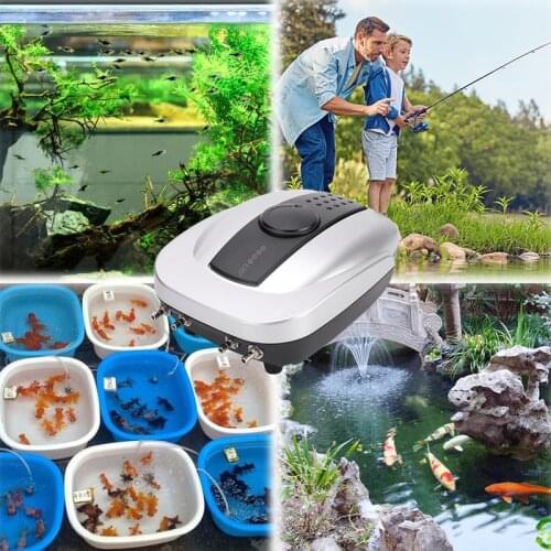 1 Pcs Ultra Low Noise Aquarium Air Pump EU US Plug 220V Fish Tank Mini Air Compressor Oxygen Pump Aquarium Fish Tank Oxygen Pump
